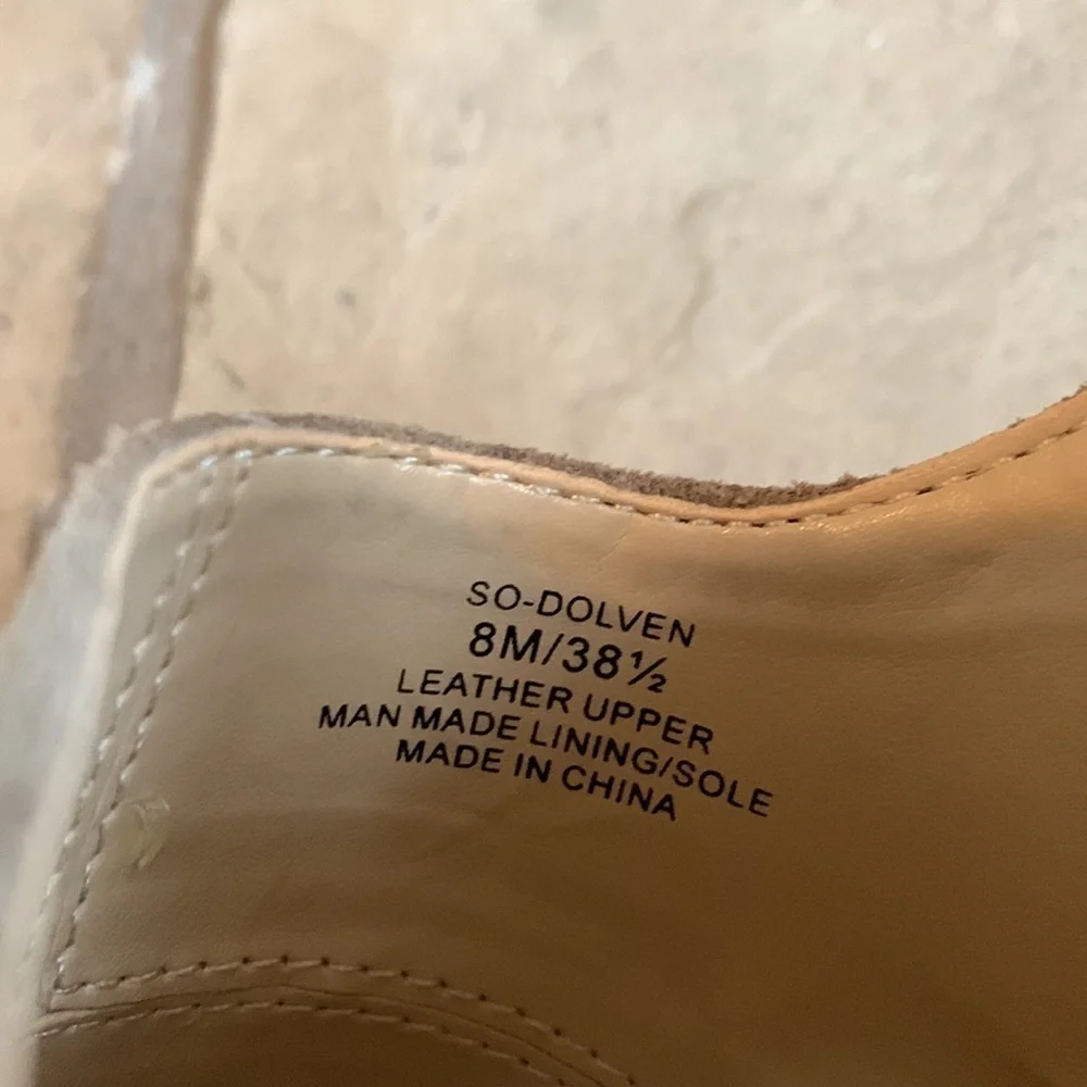 Sole Society size 8 leather sandals
